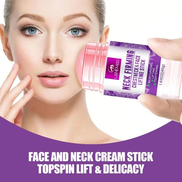 ⁦Azonee Retinol Firming Tightening Cream Stick, Face & Neck Tightening Cream for Anti Wrinkles, Retinol Stick with Collagen, Aloe Vera, Anti Wrinkle Neck Moisturizer Cream Firm Repair Sagging Skin⁩ - الصورة ⁦3⁩