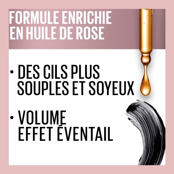 ⁦Maybelline Newyork Mascara Lash Sensational, 9.5ml|Noir Profond⁩ - الصورة ⁦4⁩