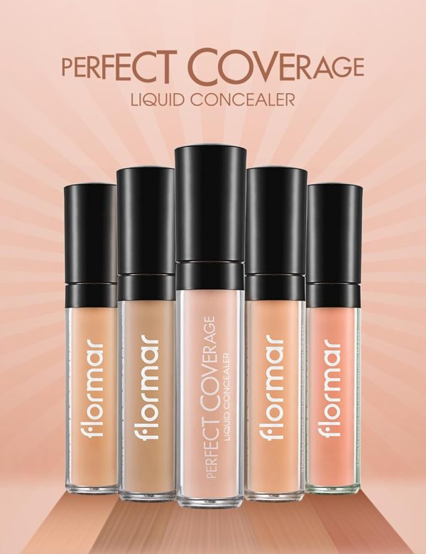 ⁦Flormar Perfect Coverage Liquid Concealer - 40 Light Medium⁩ - الصورة ⁦4⁩