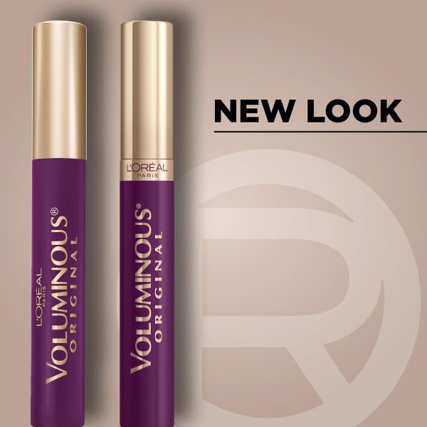 ⁦L’Oréal Paris L’Oreal Paris Original Voluminous Mascara, Building Mascara Volume and Length Formula, Washable, Deep Violet, 0.26 Fl Oz., 1 Count⁩ - الصورة ⁦2⁩