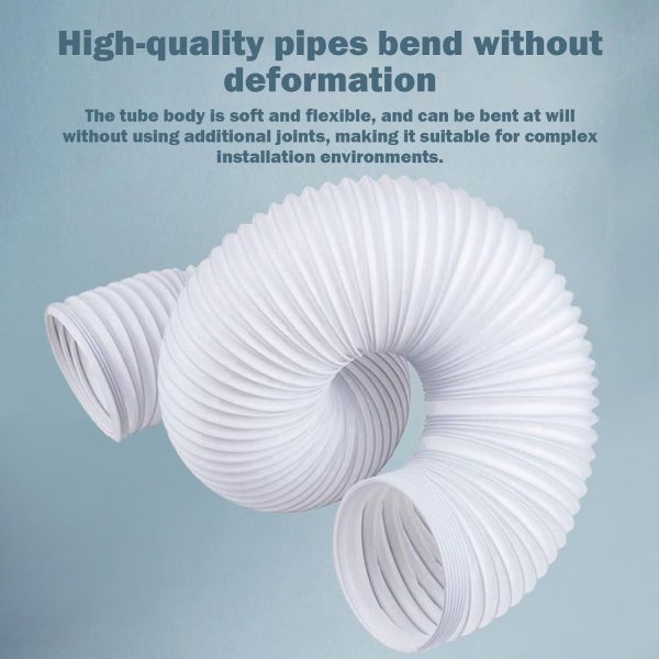 ⁦Air Conditioner Hose, 150MM Portable Air Conditioning Hose Extension, Heat Resistant Scalable Airs Con Hoses, Corrosions Resistance Airs Conditioner Exhaust Tube, for Aircon Accessories⁩ - الصورة ⁦3⁩