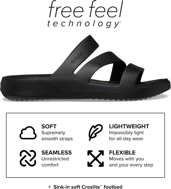 ⁦Crocs Women's 209587-001 Platform Sandals⁩ - الصورة ⁦6⁩