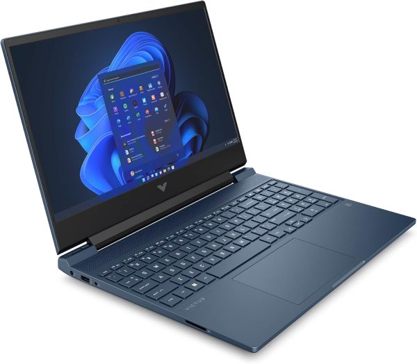 ⁦HP Victus Gaming Laptop 15-fa1099ne, 15.6" FHD, 13th Gen Intel® Core™ i5, 8GB RAM, 512GB SSD, 4GB NVIDIA® GeForce RTX™ 2050 Graphics, Windows 11 Home, En -Ar KB, Performance blue - [8H9F6EA]⁩ - الصورة ⁦3⁩