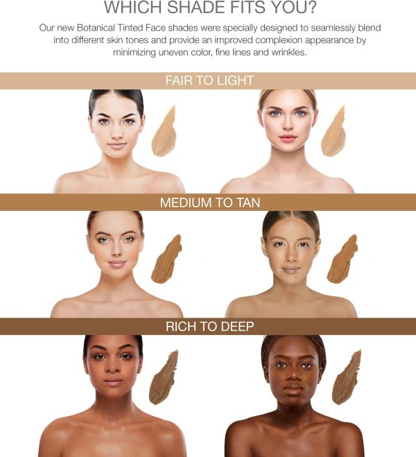 ⁦Australian Gold Botanical Sunscreen Tinted Face BB Cream SPF 50, 3 Ounce | Fair-Light | Broad Spectrum | Water Resistant | Vegan | Antioxidant Rich⁩ - الصورة ⁦4⁩