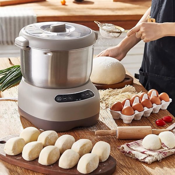 ⁦NAKEAH Dough Mixer, 7L Flour Mixing Kneading Dough Wake-up, 250W Machine Multi-functional Automatic Household Dough Mixer, Baking Dough Mixer, Stainless Steel, Dishwasher Safe⁩ - الصورة ⁦3⁩