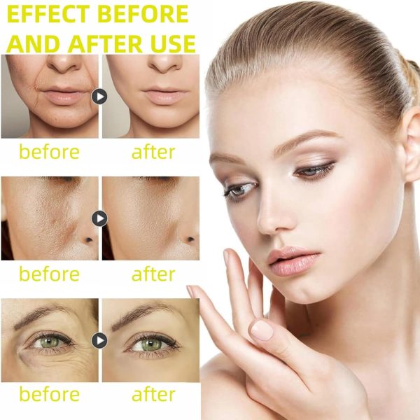 ⁦Retinal Shot Tightening Booster,Retinol Shot Tightening Serums,R/etinal Mild Facial Care Liquid,Face Skin Moisturizer,T/ightening Moisturiser,Re/tinol Face Cream,Firming Eye Cream,Eye Wrinkle C/ream⁩ - الصورة ⁦2⁩