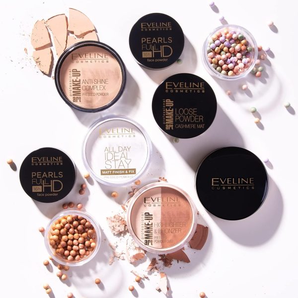 ⁦Eveline Cosmetics - Art. Make-Up Professional Mattifying Mineral Powder, No 32 Natural⁩ - الصورة ⁦2⁩