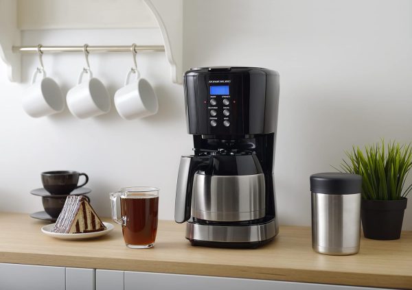 ⁦Al Saif Drip Coffee Maker 1.0 Liter 900 Watts, Color: Black⁩ - الصورة ⁦4⁩