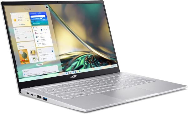 ⁦Acer Swift 3 Intel Evo Thin & Light Laptop | 14" QHD 100% sRGB | Intel Core i7-1260P | Intel Iris Xe Graphics | 16GB LPDDR4X | 512GB SSD | Killer Wi-Fi 6E AX1675 | Windows 11 Home | SF314-512-78JG⁩ - الصورة ⁦10⁩