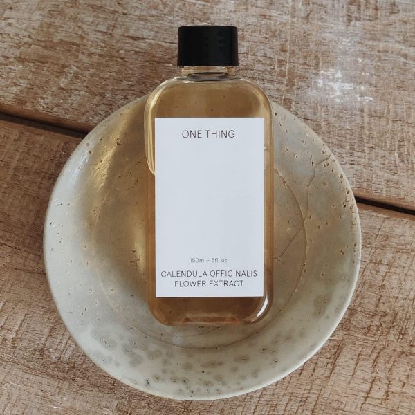 ⁦ONE THING Calendula Officinalis Flower Extract Toner 5.07 Fl Oz | Hydrating Soothing Vegan Facial Extracto, Smooth Soft Sensitive Oily Acne Prone Skin, Barrier Relief Sebum Control | Korean Skin Care⁩ - الصورة ⁦8⁩