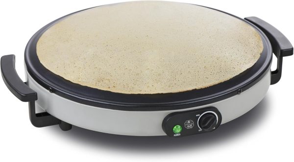 ⁦ALSAIF 1800W Electric Bread Maker, Layer non stick coating, Non slip rubber feet, Temperature adjustable knob, 40 cm, grey E064005 2 Years warranty.⁩ - الصورة ⁦2⁩