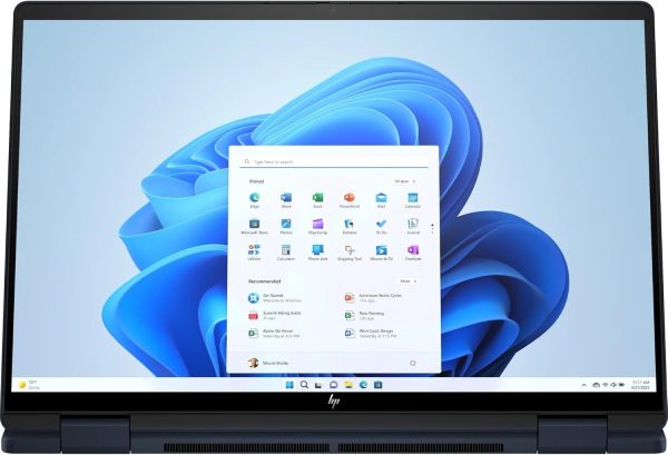 ⁦HP Envy x360 2-in-1 Laptop 14, 14" 2.8K, Touch screen, Intel Core Ultra 7-155U, Intel Integrated Graphics, 16GB RAM, 1TB SSD, Windows 11 Home, Atmospheric blue - A24VXEA⁩ - الصورة ⁦7⁩