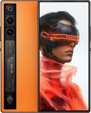 REDMAGIC 10 Air 120Hz Gaming Phone, 5G Android Smartphone, 16GB RAM+512GB ROM, Snapdragon 8 Gen 3, 6.8" AMOLED Full Screen, FHD+, 50MP Camera, Dual-Sim, Unlocked Mobile Phone Orange