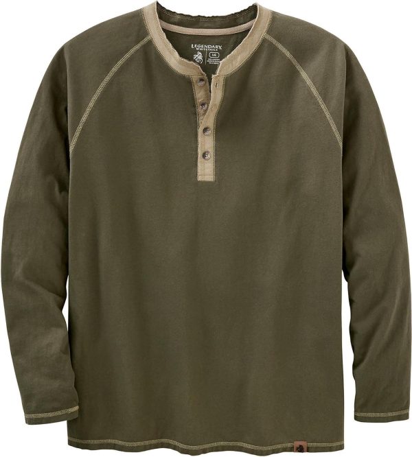 Legendary Whitetails mens Recluse Henley Long Sleeve