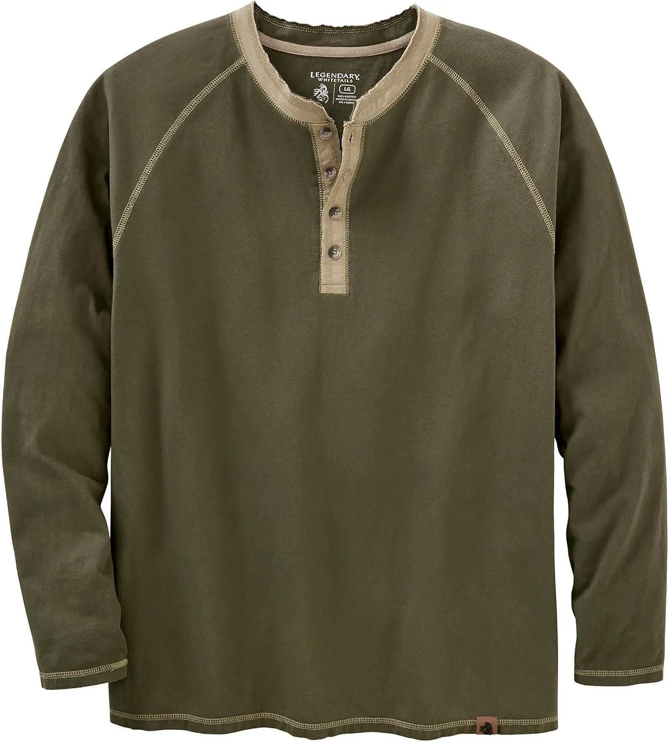 Legendary Whitetails mens Recluse Henley Long Sleeve