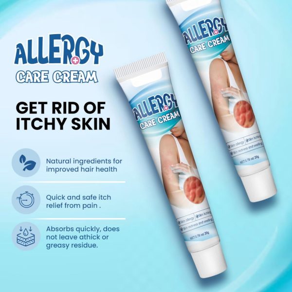 ⁦NOVOLAN Allergy Care Cream - 20g Anti-Allergy Relief Ointment for Skin Itch, Bug Bites, Fungal Infections, & Irritation - Provides Soothing Relief from Itching & Inflammation - Hypoallergenic Formula⁩ - الصورة ⁦5⁩