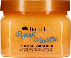 TREE HUT PAPAYA PARADISE SHEA SUGAR SCRUB-51 G :00281