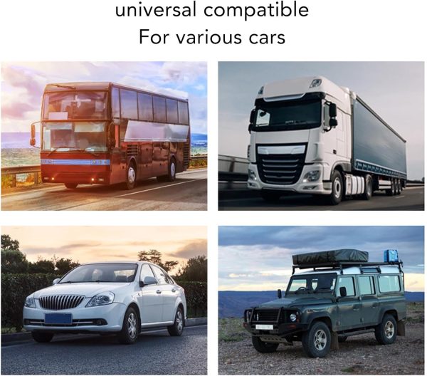 ⁦BROLEO Electric Car Kettle, 12V 24V 1500ml Stainless Steel Water Boiler, Cigarette Lighter Heating Mug, Travel Truck Water Heater Bottle for Tea Coffee Making⁩ - الصورة ⁦6⁩
