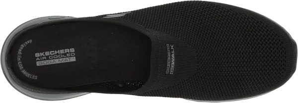 ⁦Skechers Performance Womens Go Walk Joy Quiet Sunset Mule Black/Black, 40 EU⁩ - الصورة ⁦5⁩