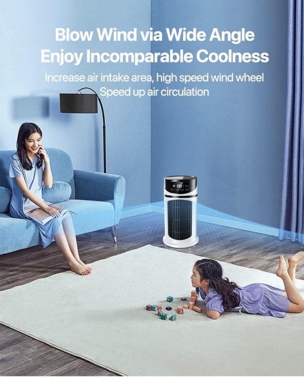 ⁦Arabest Portable Mini Air Conditioner, Air Cooler Fan, Water Cooling Fan, Air Conditioning air cooler For Office Mobile Air Conditioner⁩ - الصورة ⁦7⁩