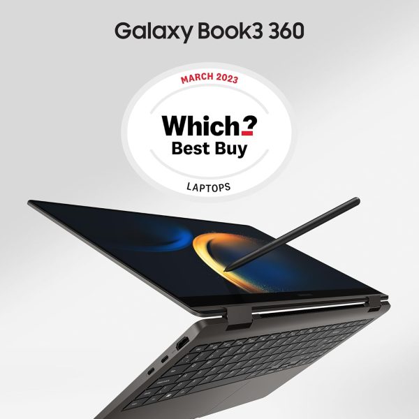 ⁦Samsung Book3 360 Laptop, 13.3 Inch, 16GB RAM, 512GB Storage, Intel Core I7⁩ - الصورة ⁦2⁩