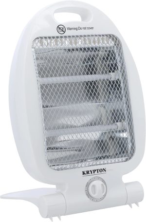 Krypton Quartz Heater, Long And Equably Heating, KNQH6364 | Safety Tip-Over Protect | Quartz Tubes | 2 Heat Settings | Carry Handle | 2 Years Warranty