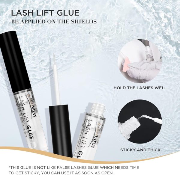 ⁦LASHVIEW Lash Lift Kit,Lash Lift,Professional Eyelash Perm Kit,Liquid Set,Semi-Permanent,Curling Perming,Wave Lift Extension Perm Set,10 Times⁩ - الصورة ⁦6⁩