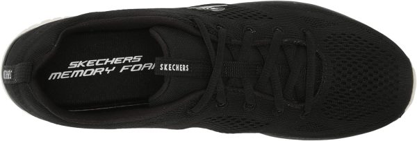 ⁦Skechers Womens SPORT-ACTIVE Lace-up Color Black/White, 41 EU⁩ - الصورة ⁦5⁩