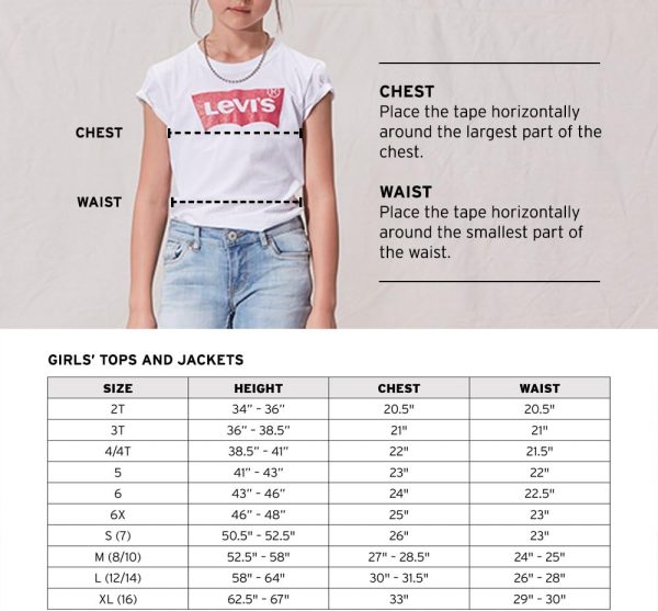 ⁦Levi's Girls' Sportswear Graphic T-Shirt⁩ - الصورة ⁦2⁩