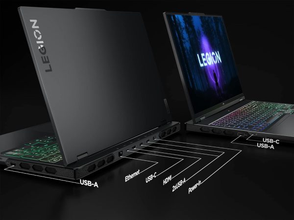 ⁦Lenovo Legion Pro 7i 16" QHD+ 500nits Gaming Laptop 240Hz Intel Core i9-13900HX 16GB RAM 1TB SSD NVIDIA GeForce RTX 4080 12GB Windows 11 Onyx Grey⁩ - الصورة ⁦5⁩