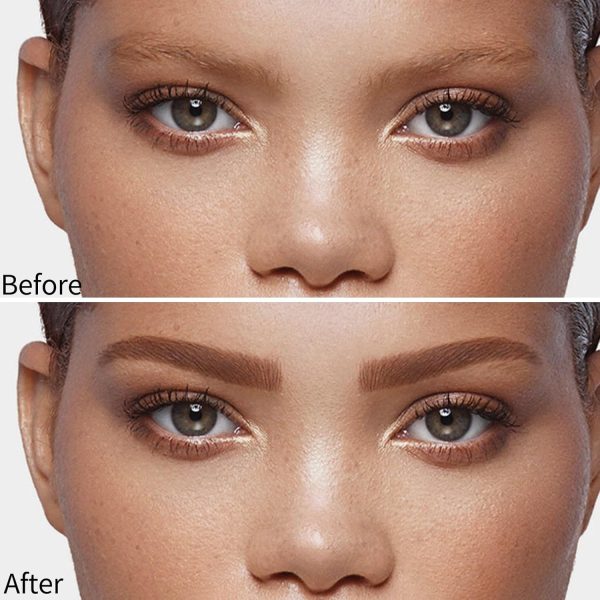 ⁦NALACAL Waterproof Tinted Brow Gel - Long-Lasting, Smudge-Resistant Eyebrow Shaping Makeup Gel - Liquid Thickening, Volumizing Brow Mascara in 02 Light Brown⁩ - الصورة ⁦3⁩