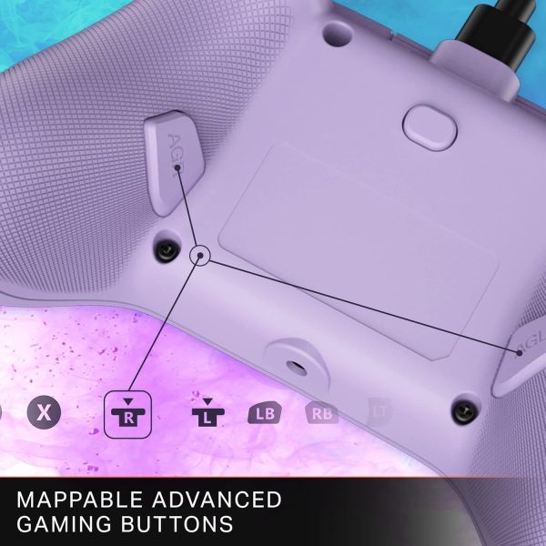 ⁦PowerA Nano Enhanced Wired Controller for Xbox Series X|S - Lilac⁩ - الصورة ⁦3⁩