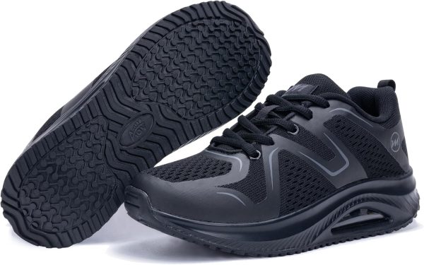 ⁦PERSOUL Womens Walking Shoes with Arch Support Plantar Fasciitis Shoes Air Tennis Sneakers Orthotic Shoes for Foot Pain Relief Size 6-11⁩ - الصورة ⁦5⁩