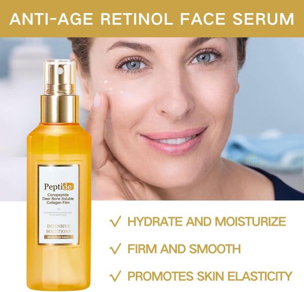 ⁦Azonee Collagen Peptide Serum for Face - Anti-Wrinkle, Moisturizing & Firming Skin, Korean Skincare⁩ - الصورة ⁦2⁩