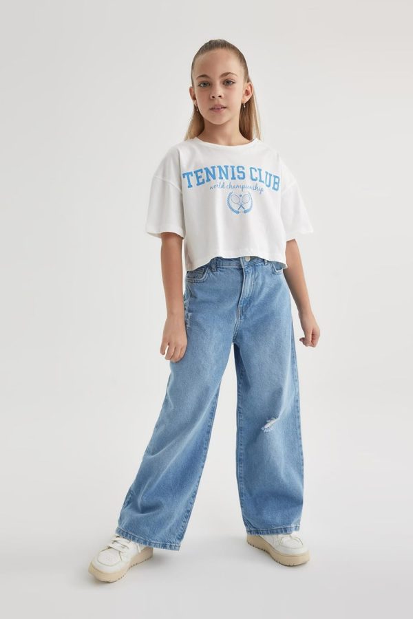 ⁦DeFacto Girls B7795A8 T-Shirt⁩ - الصورة ⁦2⁩