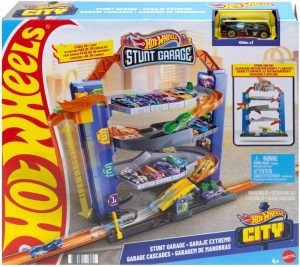 Hot Wheels™ City Stunt Garage Play Set Gift Idea for Ages 3 to 8 years