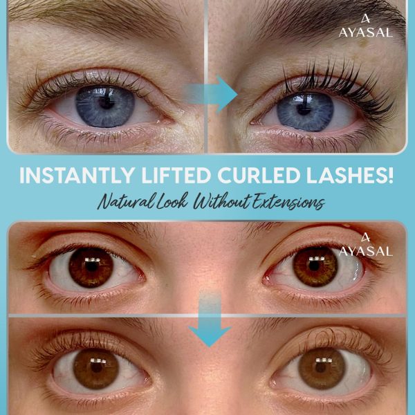⁦AYASAL Lash Lift Kit, 2023 Upgraded Eyelash Lift Kit, Eyelash Perm Kit, Professional Semi-Permanent Eyelash Kit, Lasting for 6 Weeks, Suitable for Salon & Home Use⁩ - الصورة ⁦6⁩