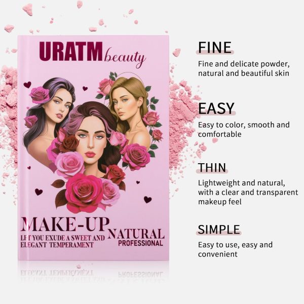 ⁦Azonee Foldable Makeup Palette Set, High-Chroma Eye Makeup Palette, Portable and Long-Lasting | Contour Blush Highlight Eyeshadow, 43 Shades for A Variety of Looks, Cosmetics Gift Set⁩ - الصورة ⁦6⁩