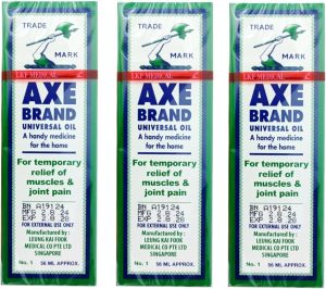 Axe Brand Universal Oil(Muscle, Joint, and Backache Pain Relief) 56ml Pack of 3