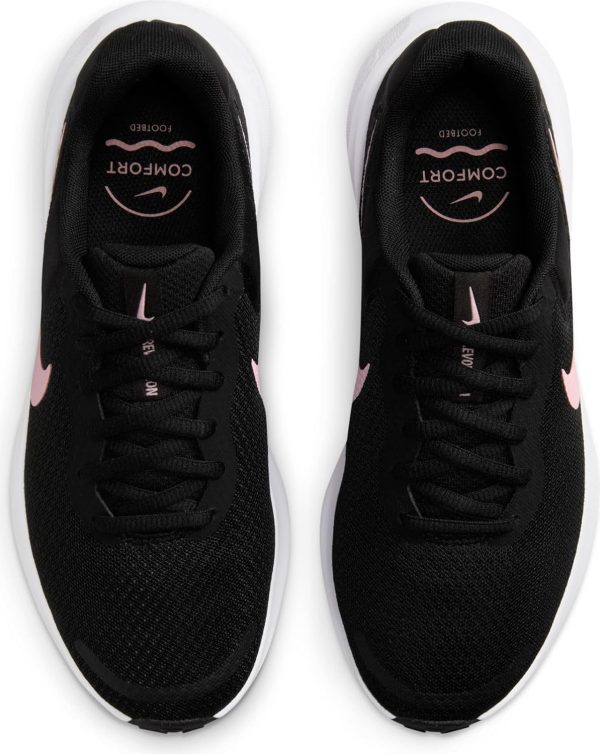 ⁦Nike Nike Revolution 7 Women's Road Running Shoes womens LACED SHOES⁩ - الصورة ⁦3⁩