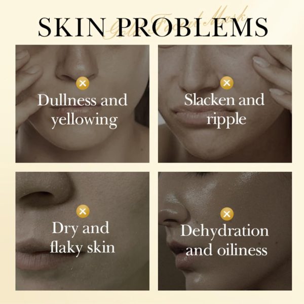 ⁦Azonee Hydrating Jelly Mask Powder, 24k Gold Face Mask, Professional Peel Off Hydrojelly Face Mask Powder, Clay Face Mask Face Care, Spa Face Masks Gel Mask Smooths & Moisturizing for Wrinkle & Acne⁩ - الصورة ⁦2⁩