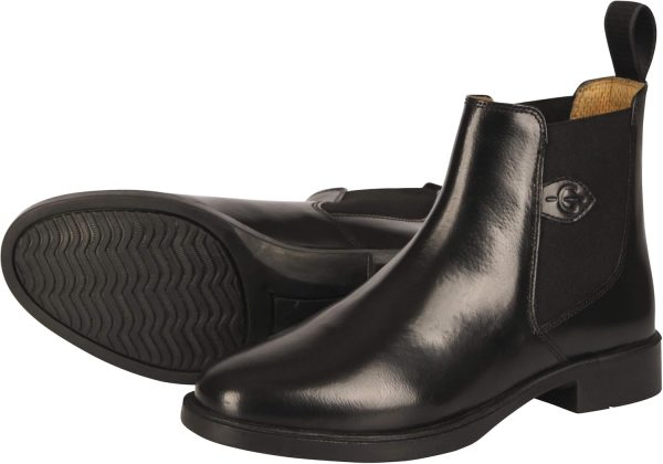 ⁦Covalliero Classic Riding Unisex Covalliero Classic Riding Half Boots - Black, Size 36⁩ - الصورة ⁦7⁩