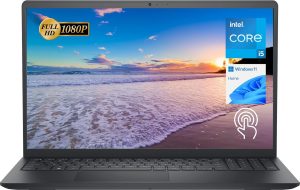 لابتوب ديل انسبيرون 3511 15 جديد بشاشة لمس FHD‏ 15.6 انش، انتل كور i5-1035G1‏، RAM‏ 16GB‏، ذاكرة مستديمة SSD‏ M.11‏ PCle‏ 1TB‏، قارئ بطاقة SD‏، كاميرا ويب، HDMI‏، واي فاي، ويندوز 11 هوم، اسود