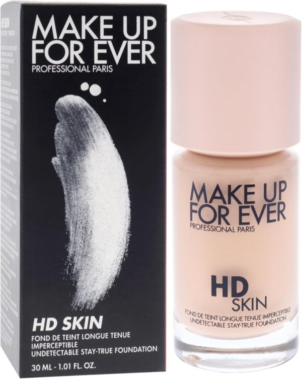 ⁦Make Up For Ever Hd Skin Foundation 1Y16 Warm Beige 30ml⁩ - الصورة ⁦3⁩