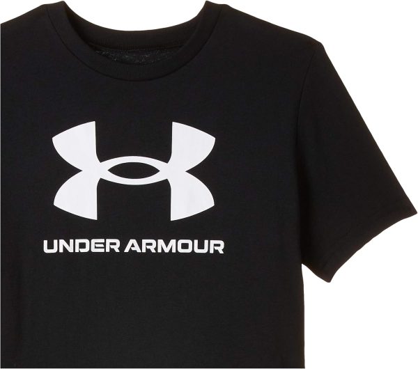 ⁦Under Armour Boys Ua B Sportstyle Logo Ss T-shirt⁩ - الصورة ⁦3⁩