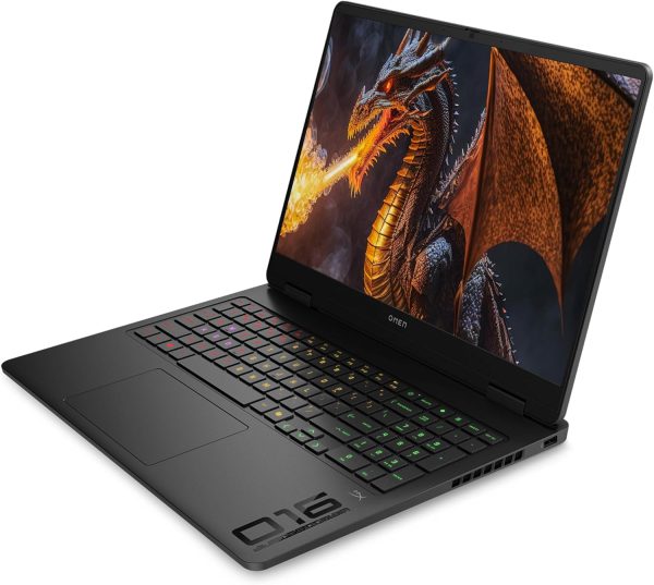 ⁦HP OMEN 16 Gaming Laptop, Intel Ultra 9-285H, 32 GB DDR5 RAM, 2 TB PCIe SSD, 16" WQXGA (2560x1600) 240Hz Display, Nvidia G-Force RTX 5070, RGB Backlit Keyboard, W11 Home, Shadow Black⁩ - الصورة ⁦7⁩