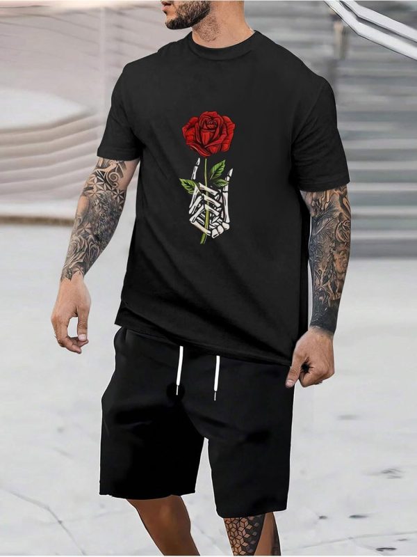 ⁦Bealin Men's Graphic Tees Casual Graffiti Short Sleeve Shirts Summer Rapper Streetwear Y2k Tops Tshirt⁩ - الصورة ⁦3⁩