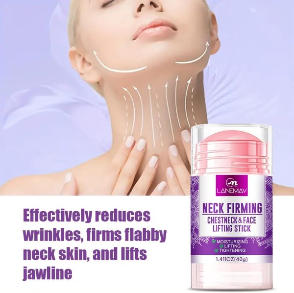 ⁦Azonee Retinol Firming Tightening Cream Stick, Face & Neck Tightening Cream for Anti Wrinkles, Retinol Stick with Collagen, Aloe Vera, Anti Wrinkle Neck Moisturizer Cream Firm Repair Sagging Skin⁩ - الصورة ⁦2⁩