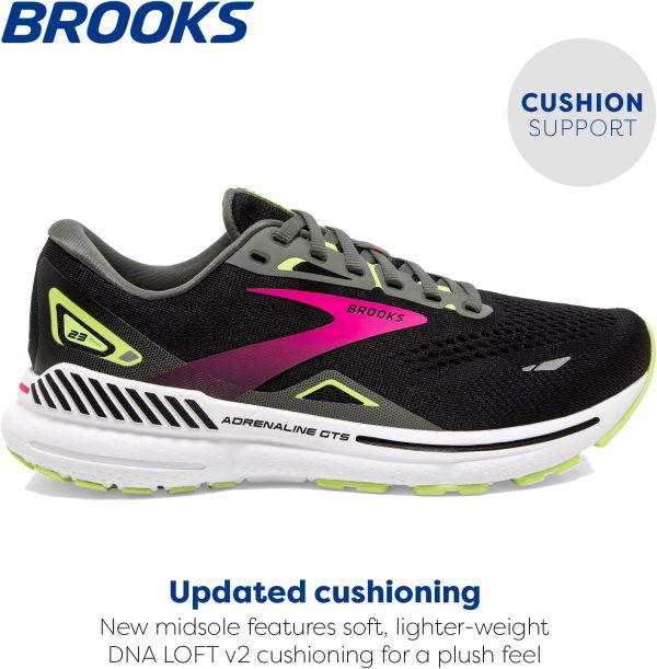 ⁦Brooks Women’s Adrenaline GTS 23 Supportive Running Shoe⁩ - الصورة ⁦2⁩