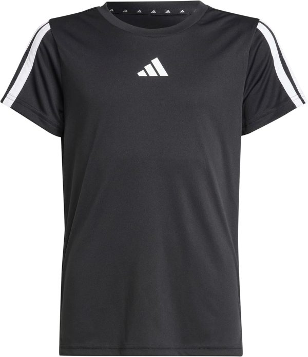 adidas Girls Training Essentials 3-Stripes Tee Kids T-Shirt